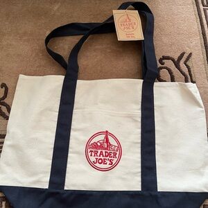 Trader Joe's Canvas Tote Bag Large